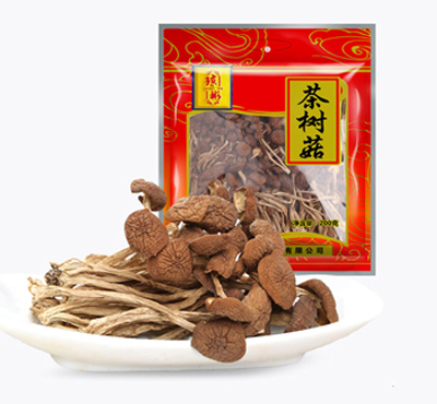 瓊彬茶樹(shù)菇 不開(kāi)傘幹貨剪根食用菌菇200克