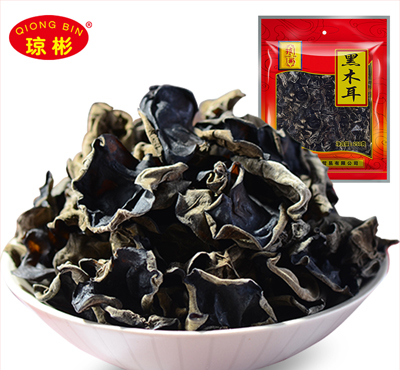 瓊彬 東北(běi)特産黑木耳幹貨菇菌無根大(dà)雲耳250g包郵